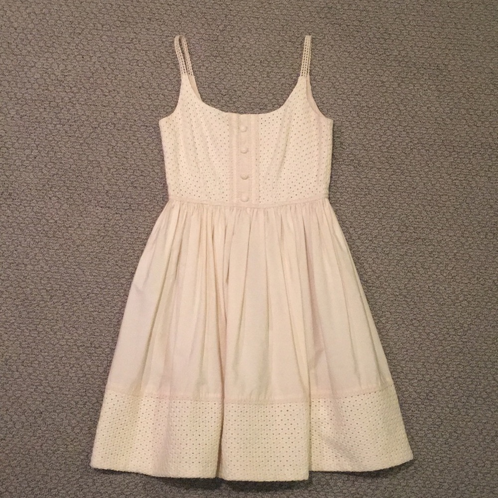 Anna Sui ivory sun dress